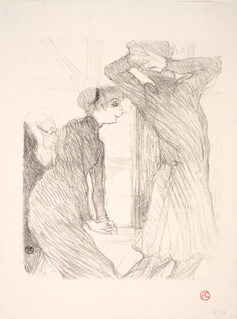 Lugné Poë und Berthe Bady in "Au-dessus des Forces Humaines" von Henri de Toulouse Lautrec