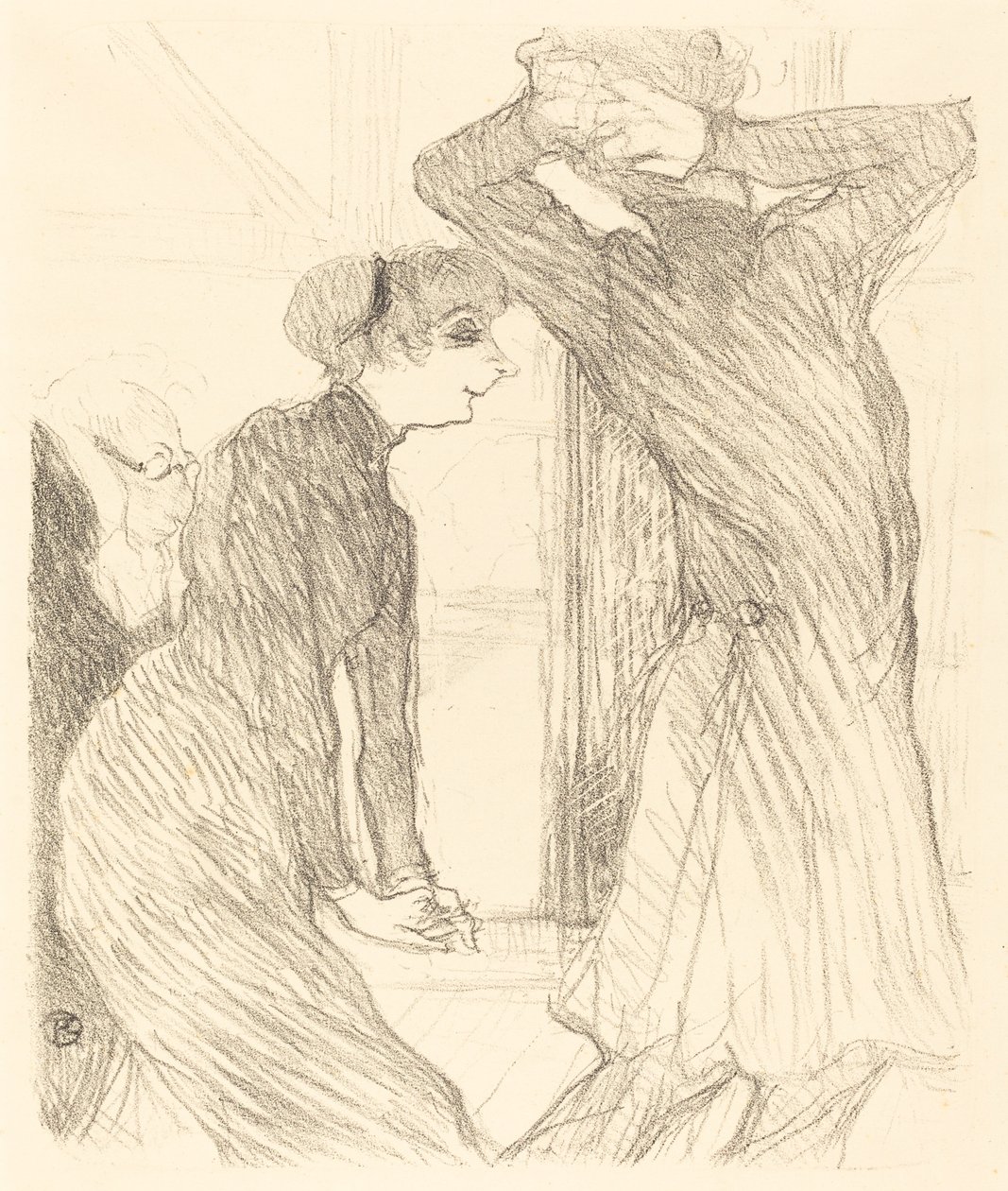 Lugne Poe und Baldy in Au-dessus des forces humaines Lugne Poe et Baldy dans..., 1894 von Henri de Toulouse Lautrec