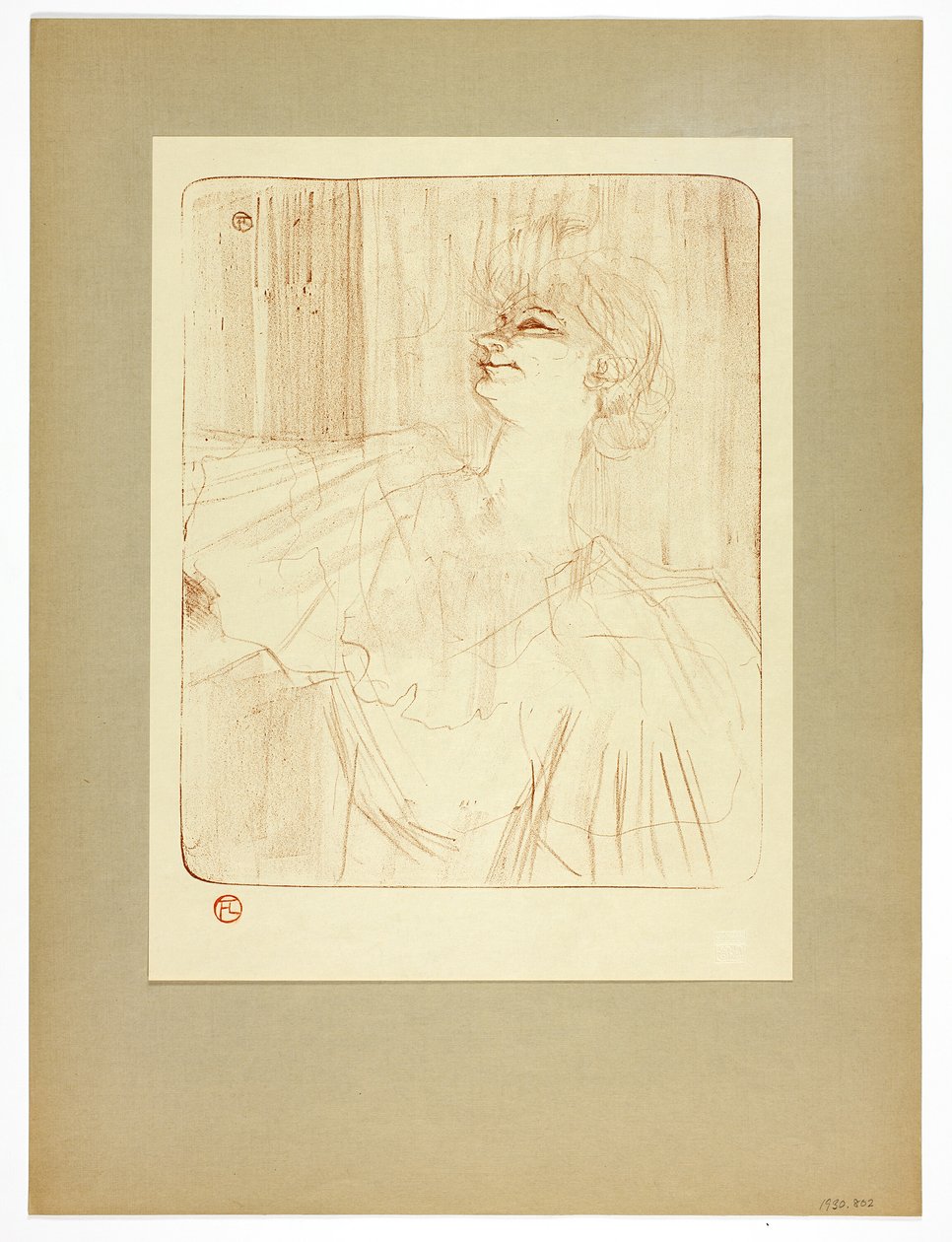 À Menilmontant von Bruant, Platte vier aus Yvette Guilbert von Henri de Toulouse Lautrec