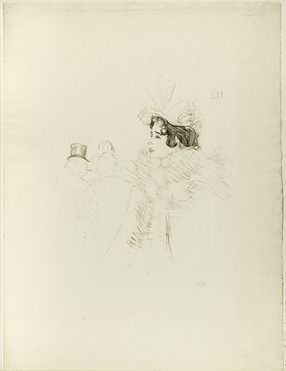 Miss May Belfort an der Bar Achille von Henri de Toulouse Lautrec