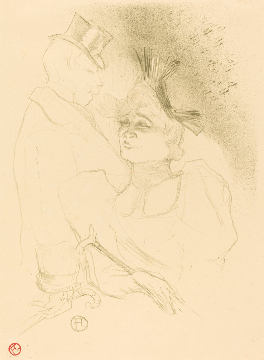Mlle. Lender und Baron Mlle. Lender et Baron, 1893 von Henri de Toulouse Lautrec