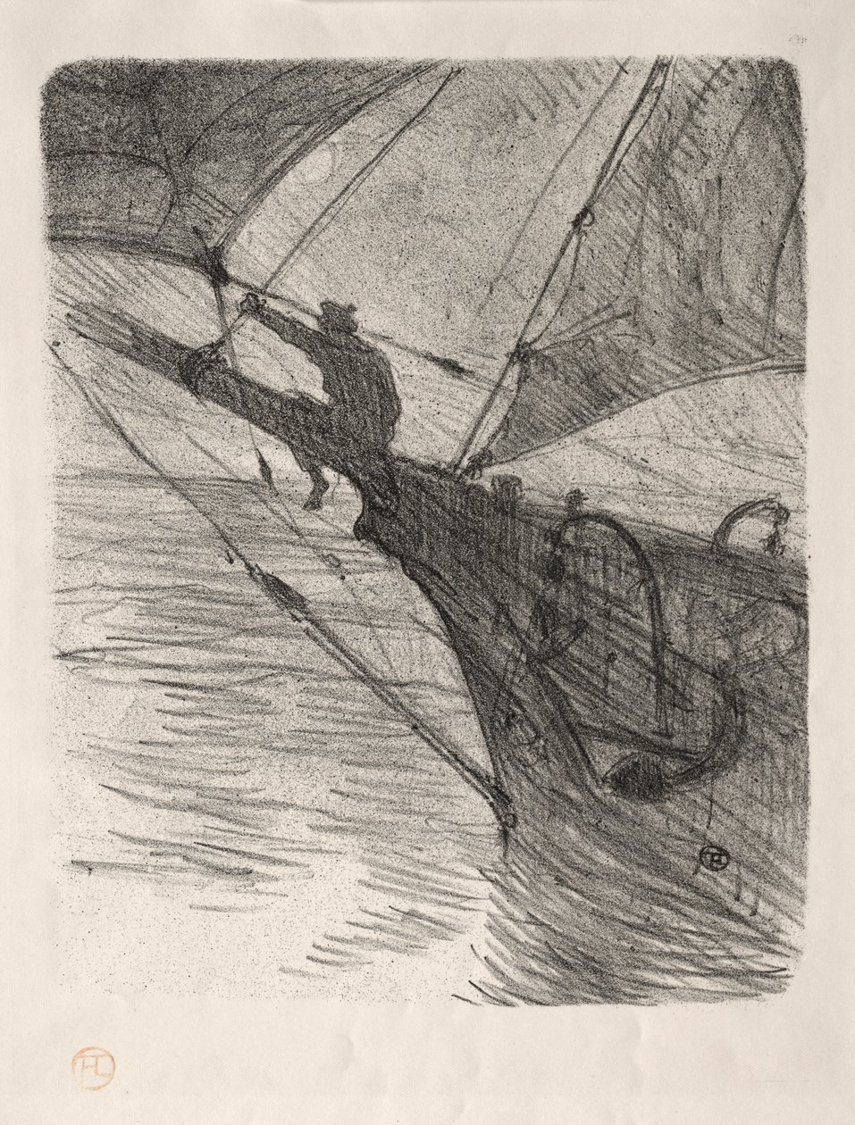Oceano Nox von Henri de Toulouse-Lautrec