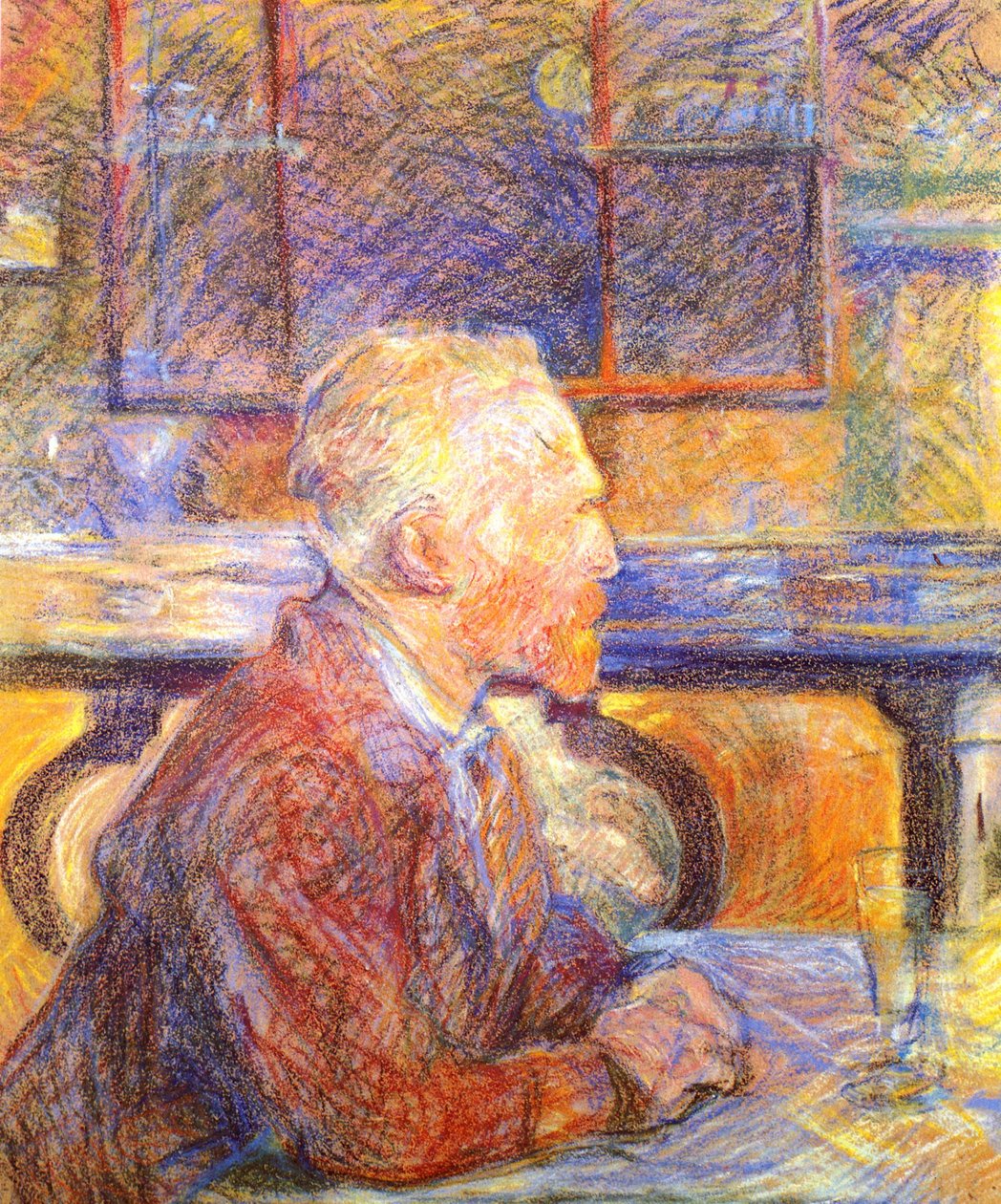 Porträt von Vincent van Gogh von Henri de Toulouse-Lautrec