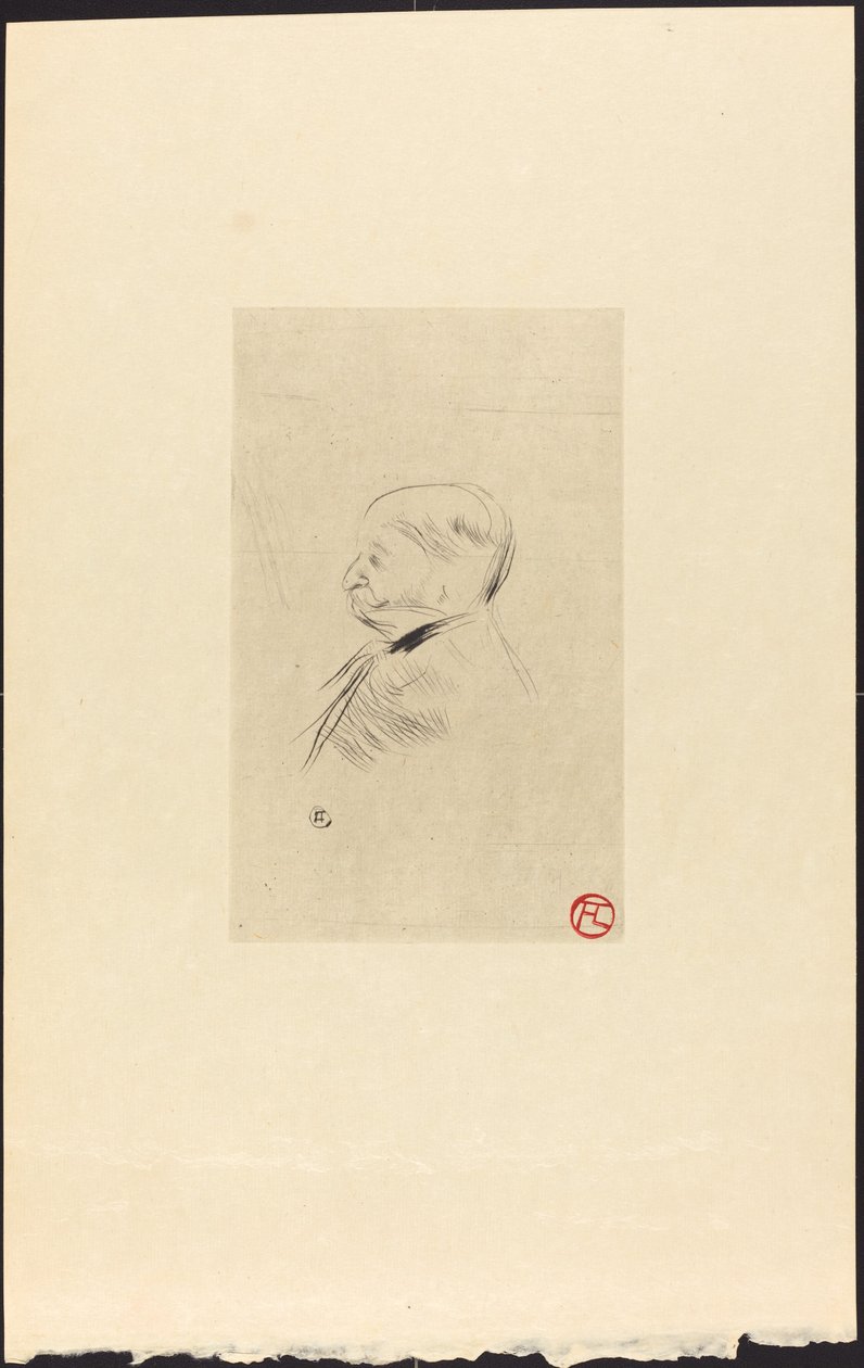 Porträt von M. X von Henri de Toulouse Lautrec