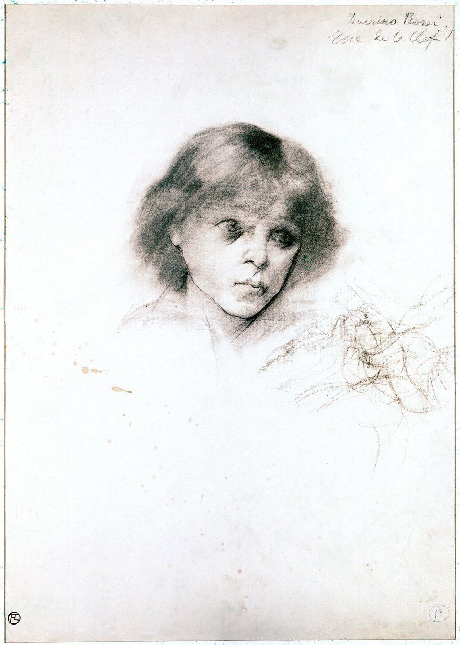 Porträt von Severino Rossi. 1883 von Henri de Toulouse Lautrec