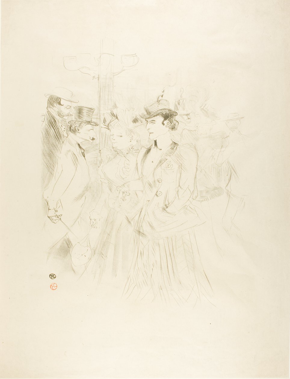 Promenade von Henri de Toulouse Lautrec