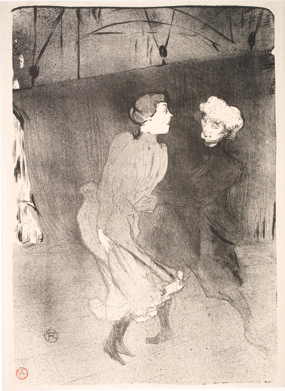 Generalprobe im Folies Bergère, Emilienne d
