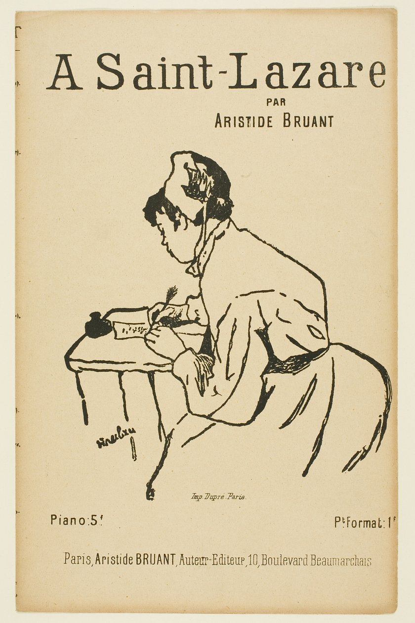 À Saint-Lazare von Henri de Toulouse Lautrec