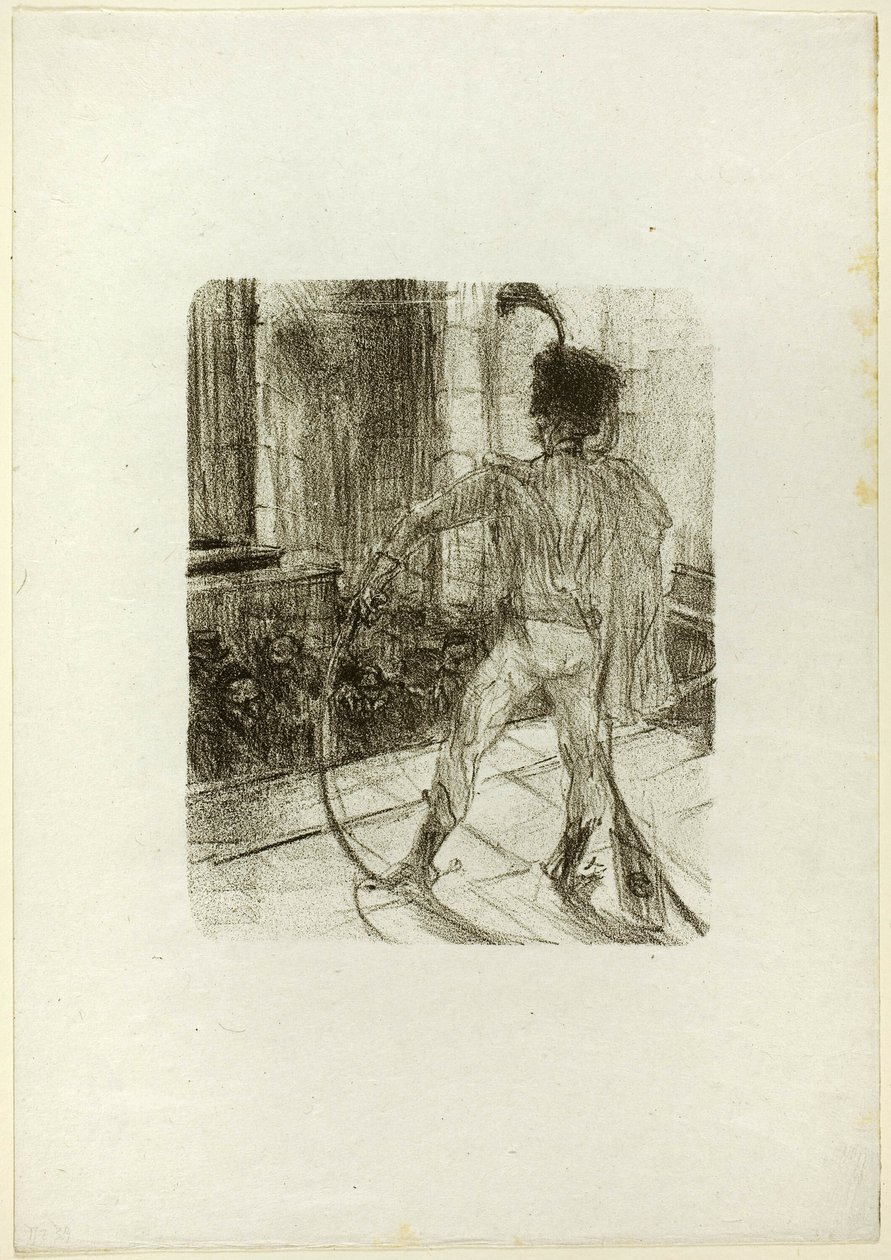 Schlomé Fuss in der Synagoge, aus Au Pied du Sinaï von Henri de Toulouse Lautrec