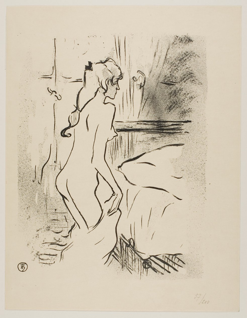 Studie einer Frau von Henri de Toulouse Lautrec