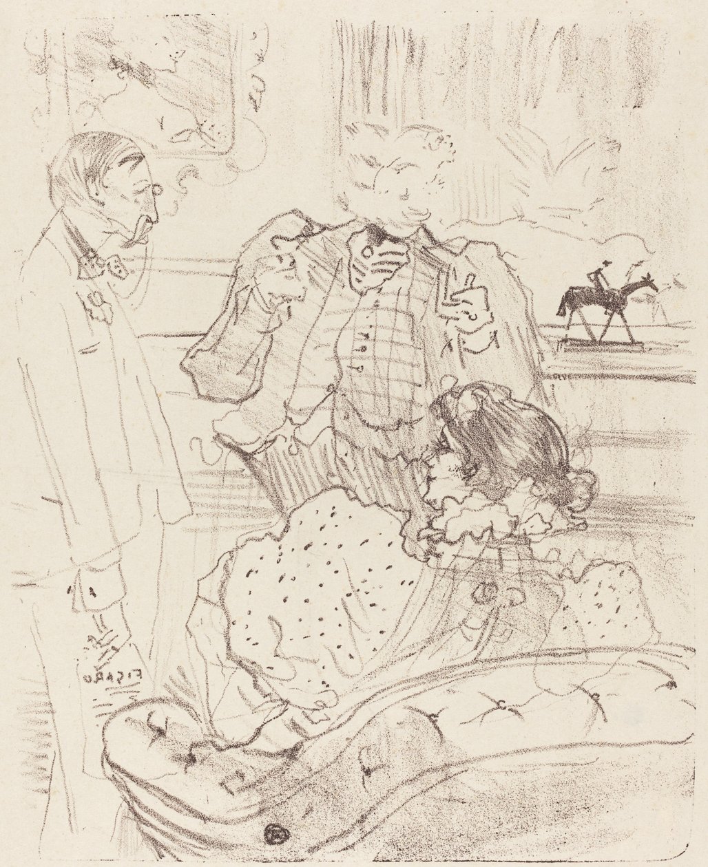 Die Strafe, 1897 von Henri de Toulouse Lautrec