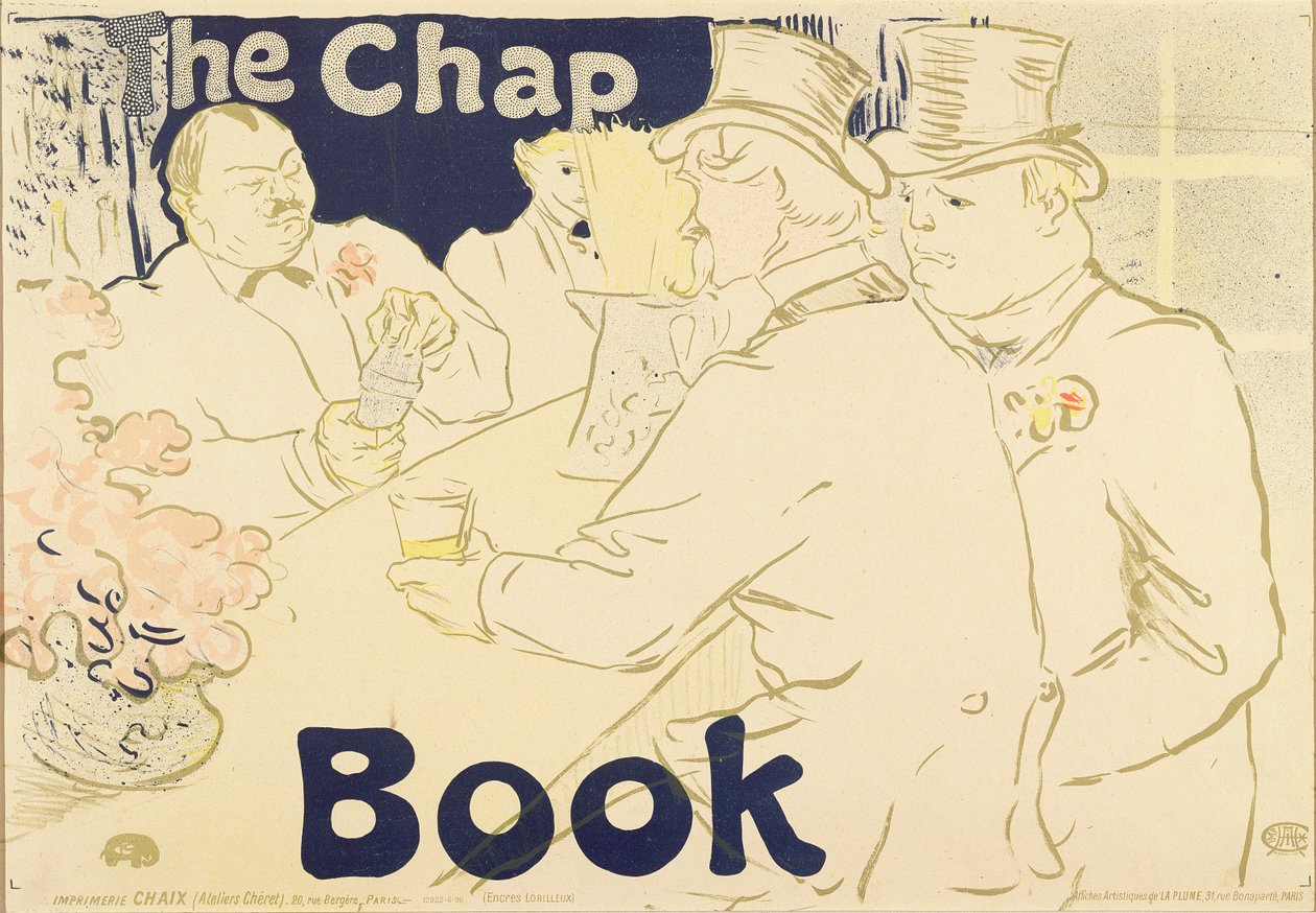 Die irische und amerikanische Bar, rue Royale, Plakat für The Chap Book, 1895 von Henri de Toulouse Lautrec