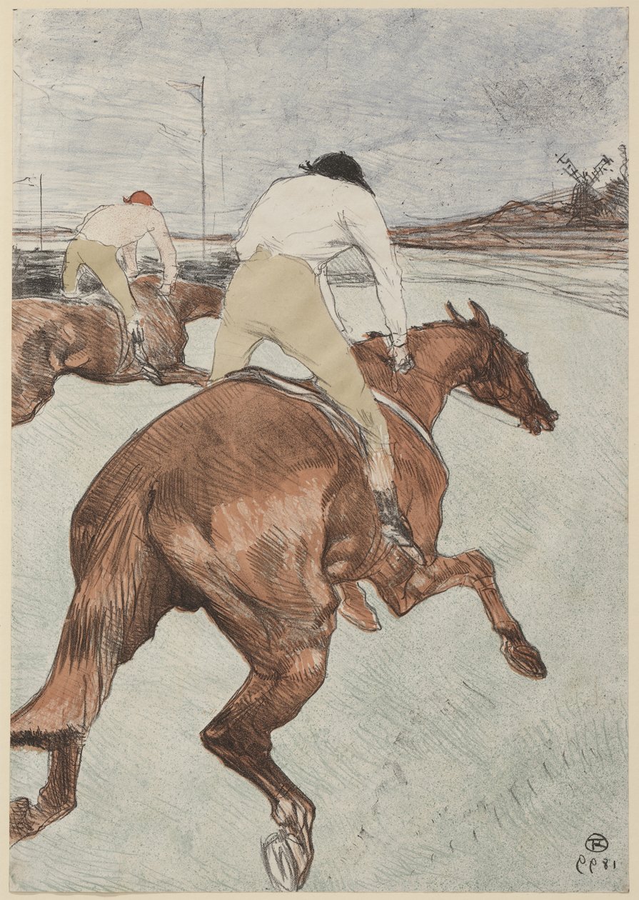 Der Jockey, 1899 von Henri de Toulouse Lautrec