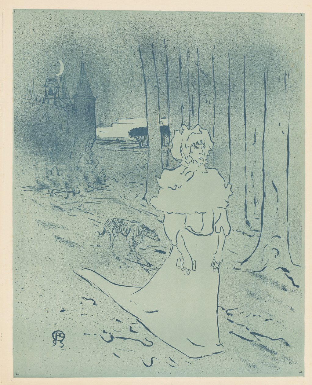 Die Herrin oder das Omen von Henri de Toulouse Lautrec