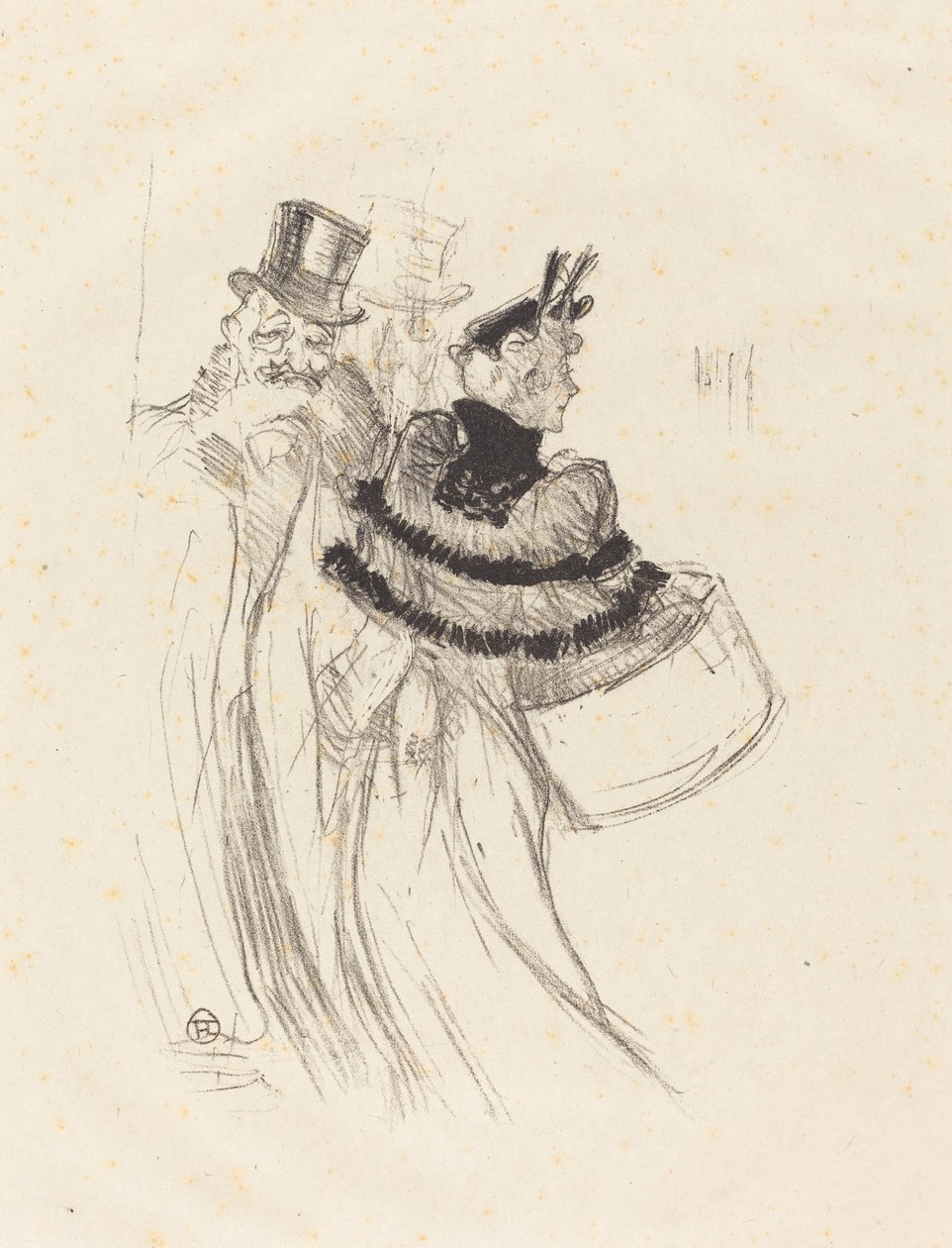 Die alten Herren (Les vieux messieurs) von Henri de Toulouse Lautrec