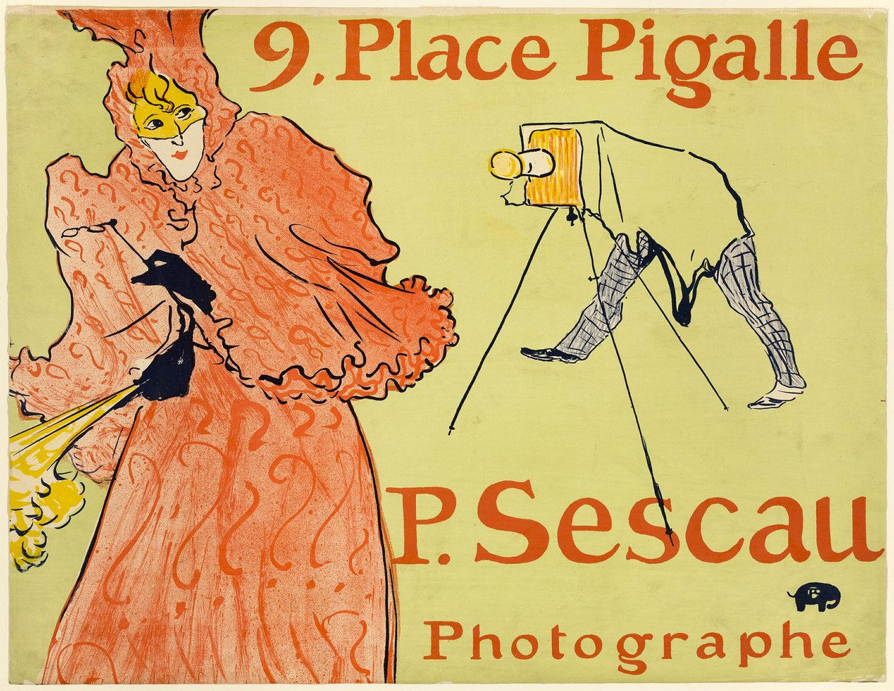 Der Fotograf Sescau von Henri de Toulouse Lautrec