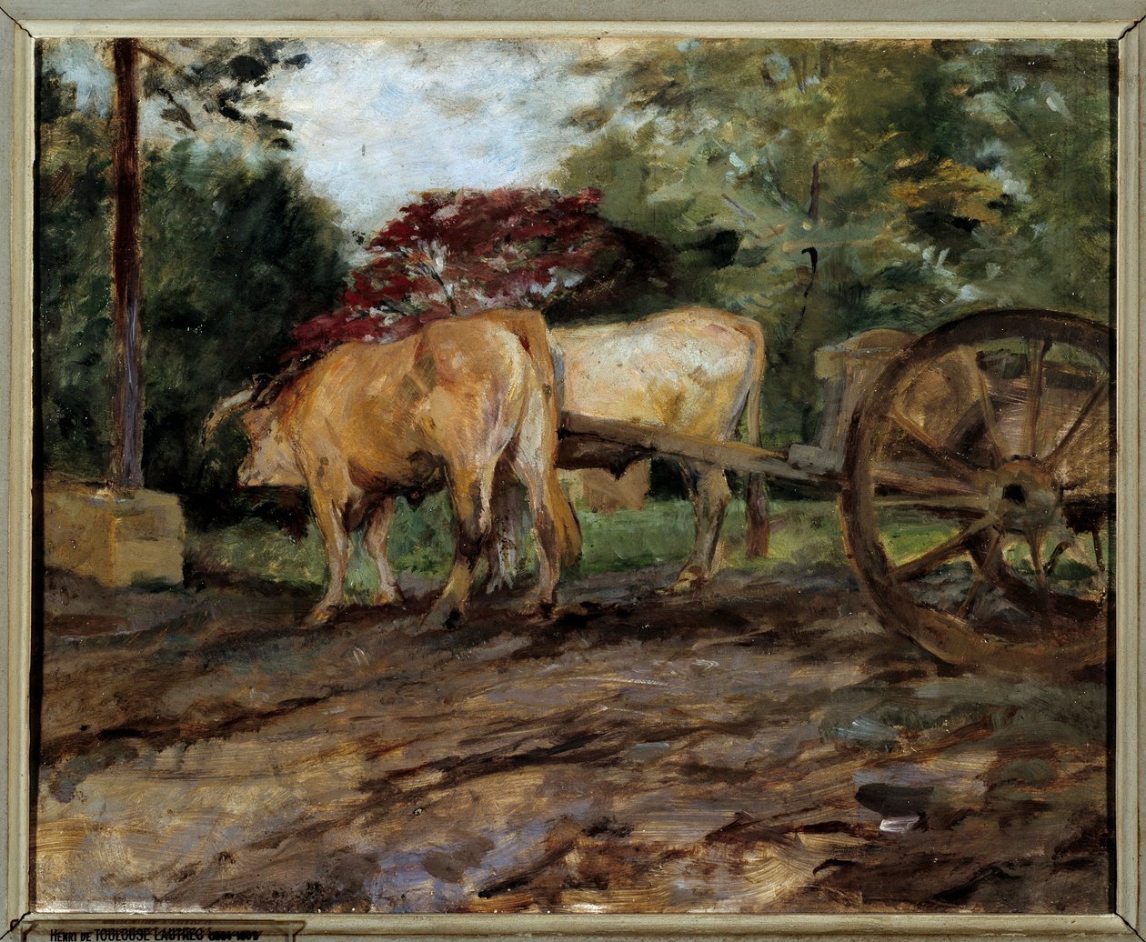 Die Ochsen unter dem Joch von Henri de Toulouse Lautrec