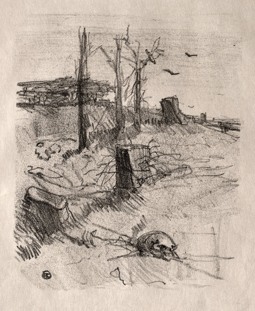 Ein Friedhof in Galizien von Henri de Toulouse Lautrec
