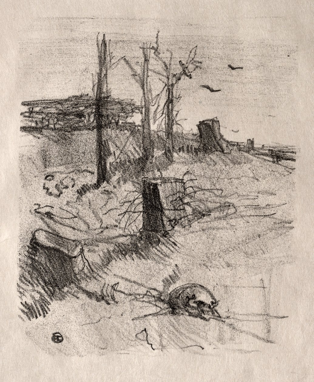 Ein Friedhof in Galizien, 1898 von Henri de Toulouse Lautrec