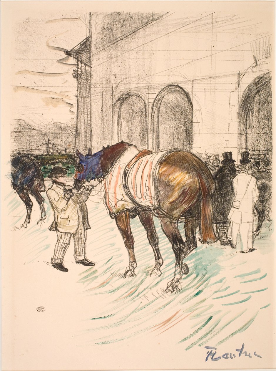 Die Rennbahn von Henri de Toulouse Lautrec