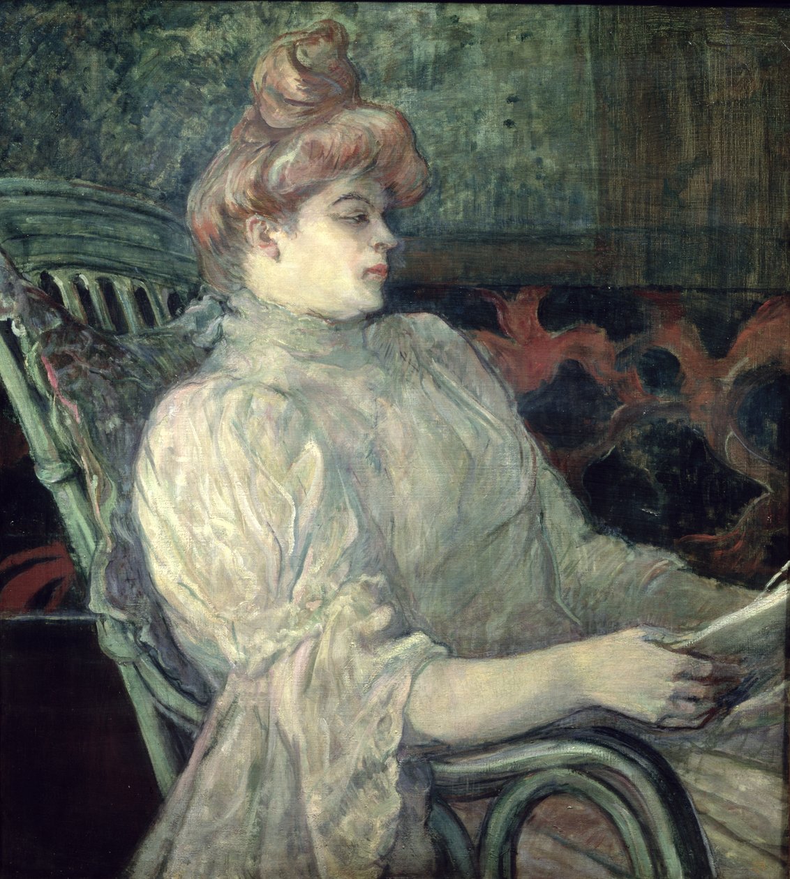 Frau beim Lesen von Henri de Toulouse Lautrec
