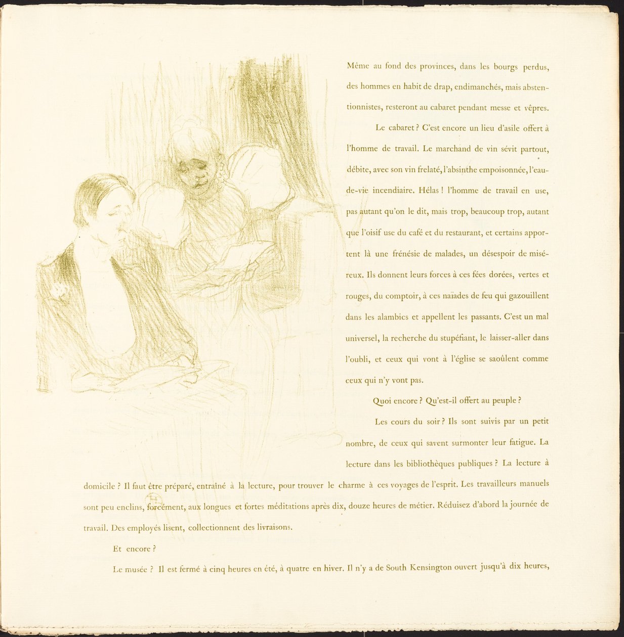 Yvette Guilbert von Henri de Toulouse-Lautrec
