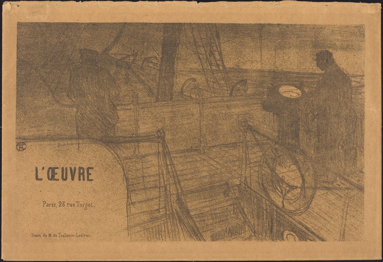 Prospektus Programm des Werks von Henri de Toulouse Lautrec, Félix Vallotton, Antonio