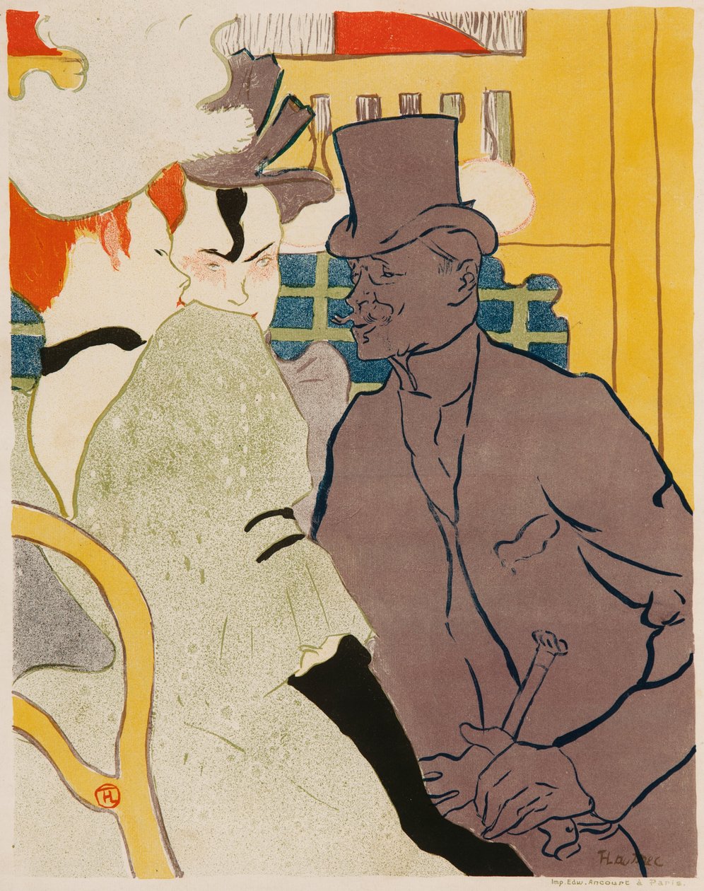 Der Engländer im Moulin Rouge von Henri de Toulouse Lautrec
