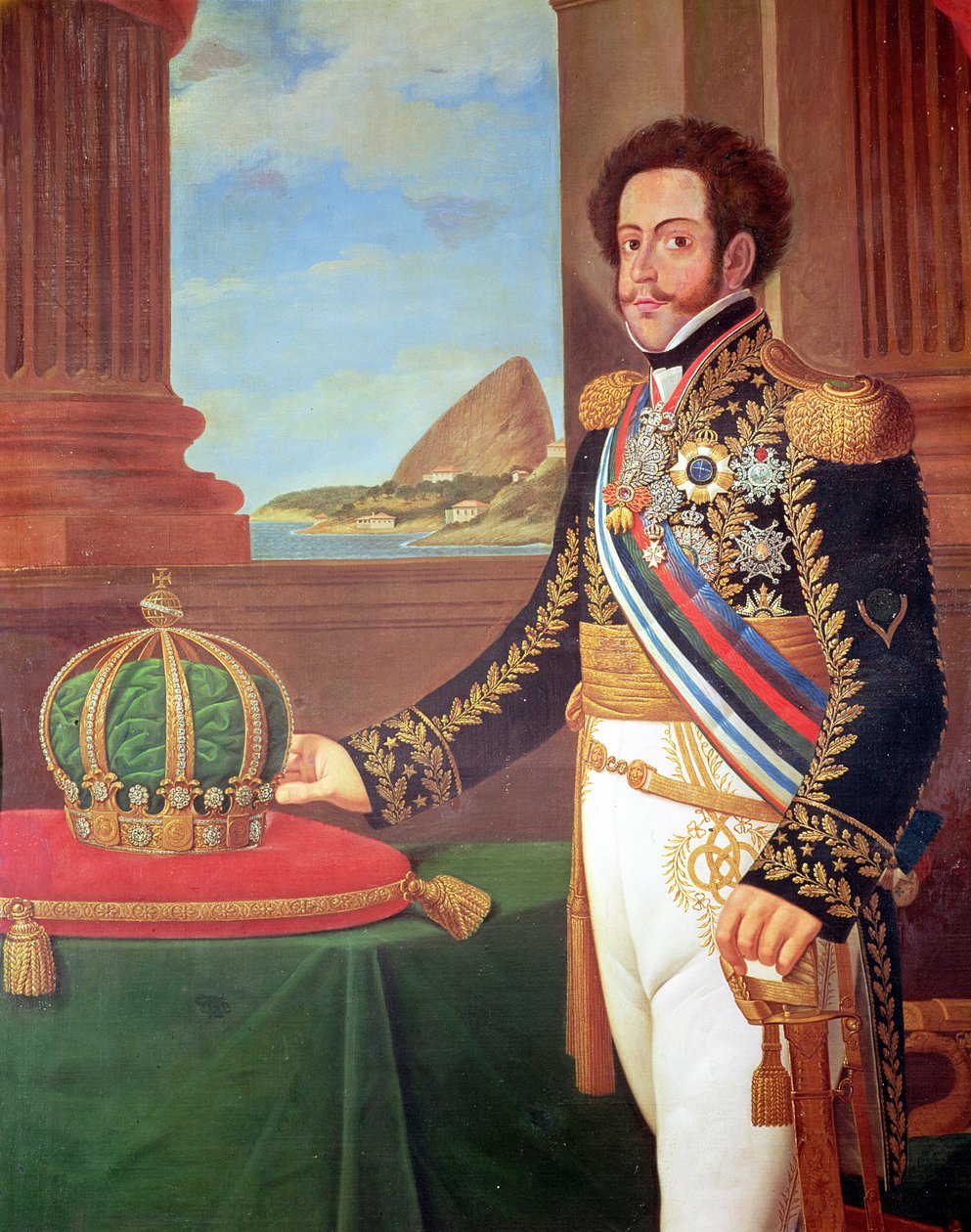 Pedro I (1798-1834), Kaiser von Brasilien, 1825 von Henrique Jose da Silva