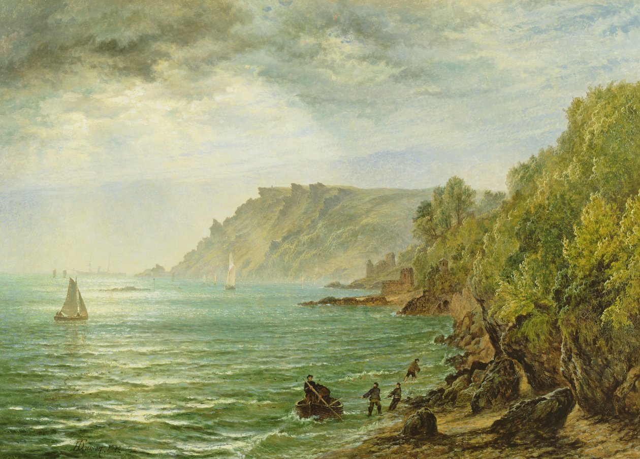 Salcombe Estuary, Süd-Devon, 1882 von Henry Dawson