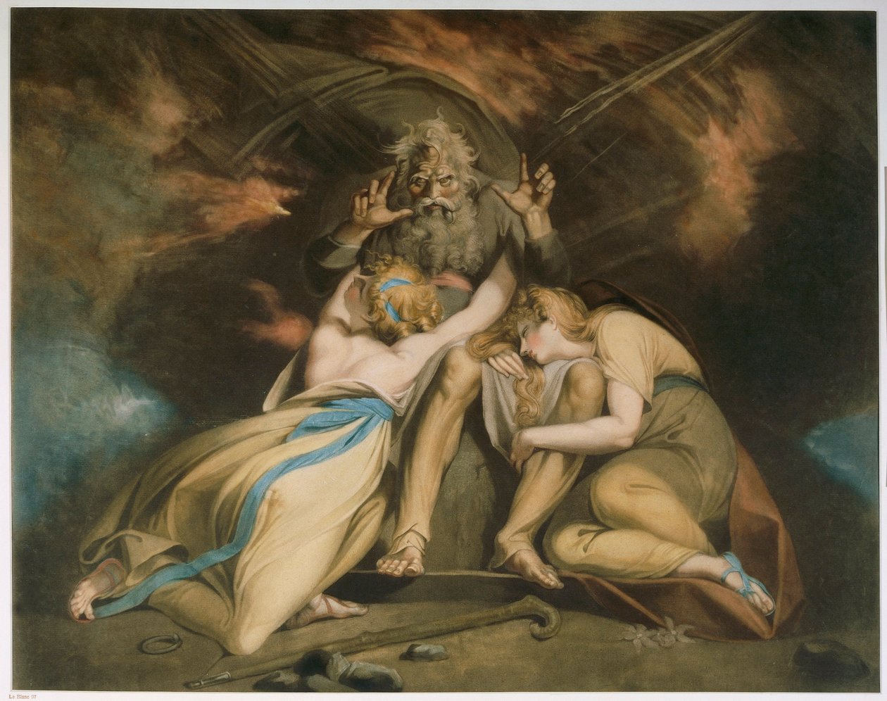 Wien, Gemälde vom Tod des Ödipus von Henry  Fuseli