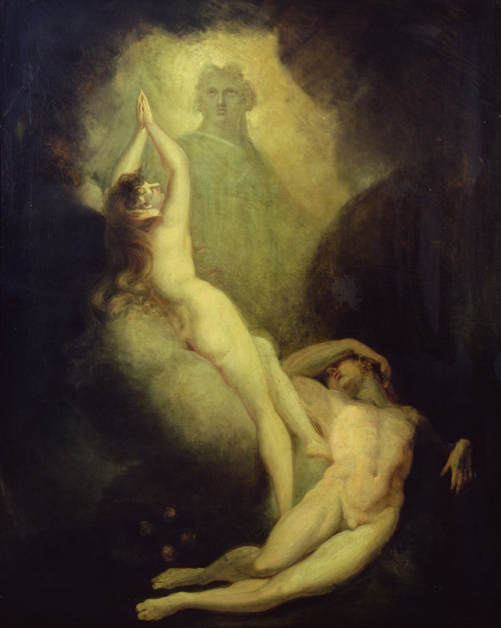 Die Erschaffung Evas aus Miltons Paradise Lost VIII von Henry  Fuseli