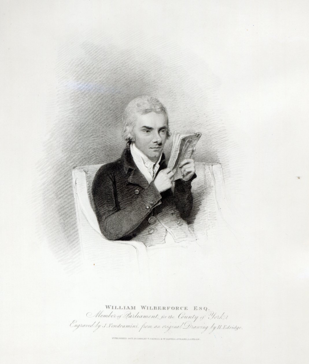 William Wilberforce, graviert von J. Vendramini von Henry (after) Edridge