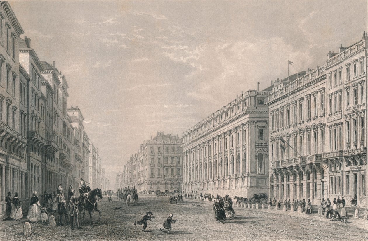 Rue du Chapeau Rouge, Bordeaux, Mitte des 19. Jahrhunderts von Henry Adlard