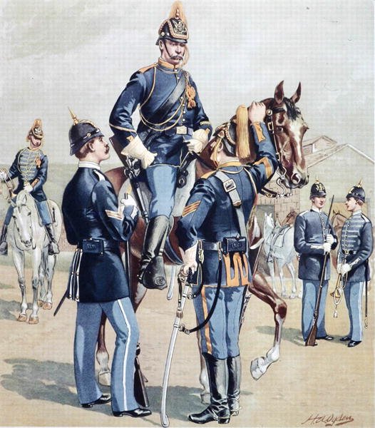 US-Kavallerie und Infanterie, Paradeuniform von Henry Alexander (after) Ogden