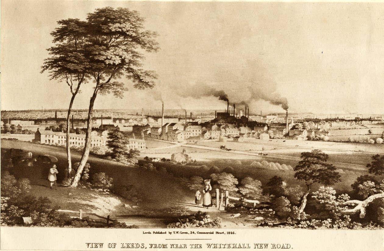 Blick auf Leeds, von der Nähe der Whitehall New Road von Henry Burn