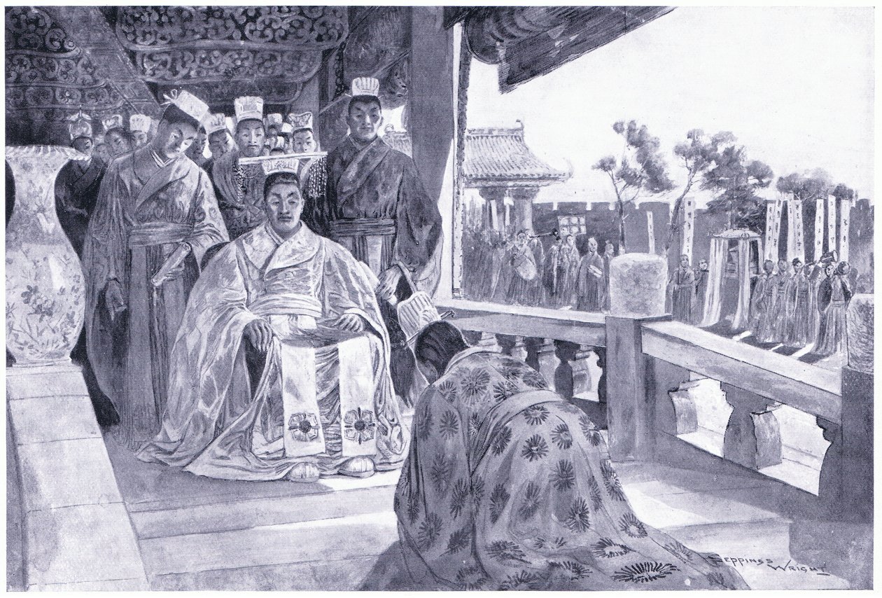 Han Yu präsentiert sein Memorandum von Henry Charles Seppings Wright