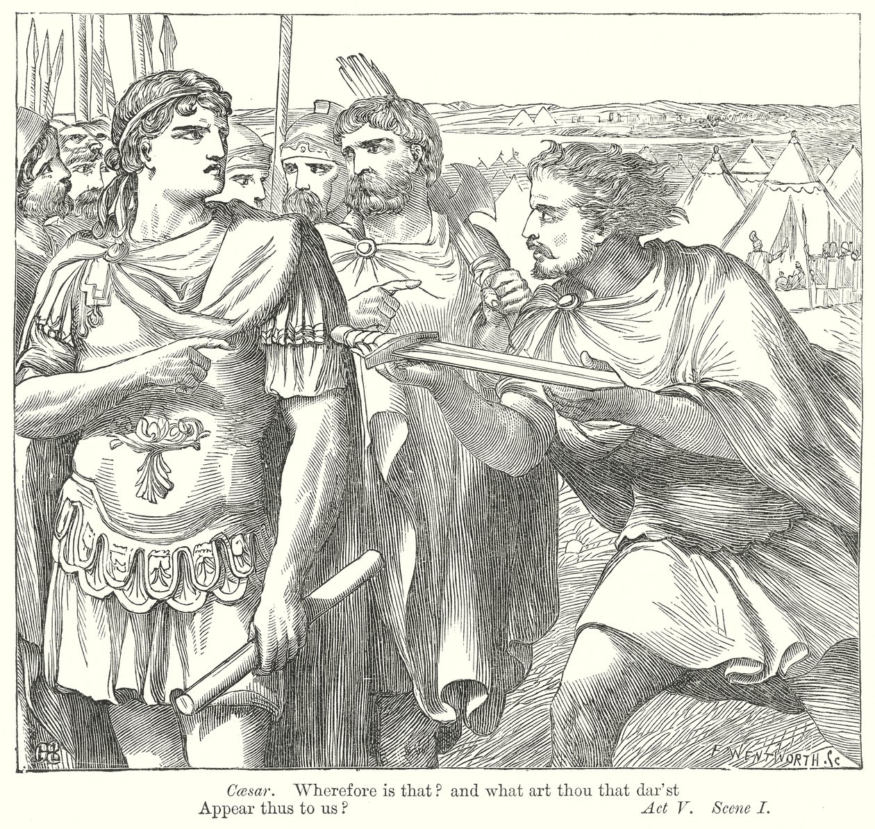 Antonius und Cleopatra von Henry Courtney (after) Selous