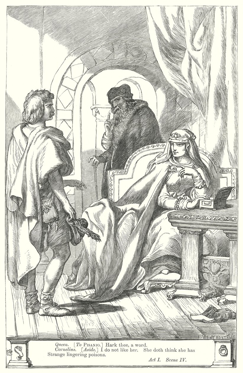 Cymbeline (Gravur) von Henry Courtney (after) Selous
