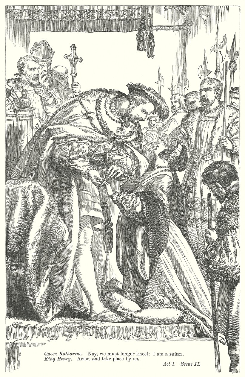 König Heinrich VIII (Gravur) von Henry Courtney (after) Selous