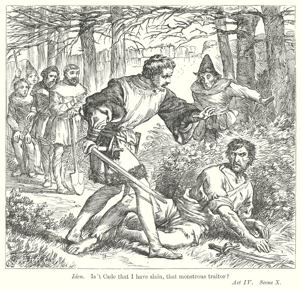 König Heinrich VI Teil II (Gravur) von Henry Courtney (after) Selous