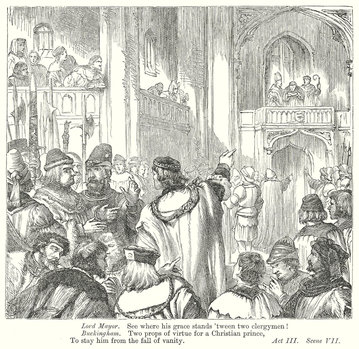 König Richard III. (Gravur) von Henry Courtney (after) Selous