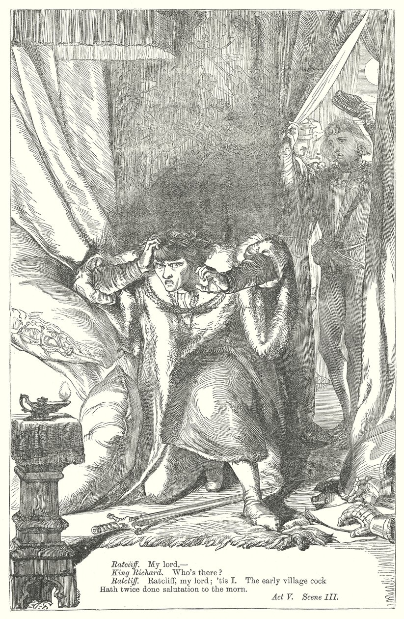 König Richard III. (Gravur) von Henry Courtney (after) Selous