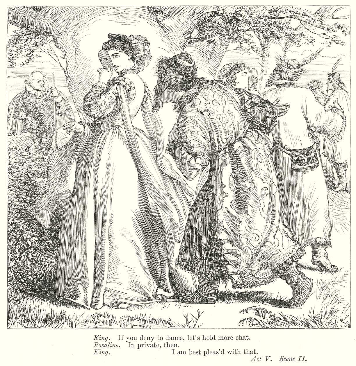Verlorene Liebesmüh von Henry Courtney (after) Selous