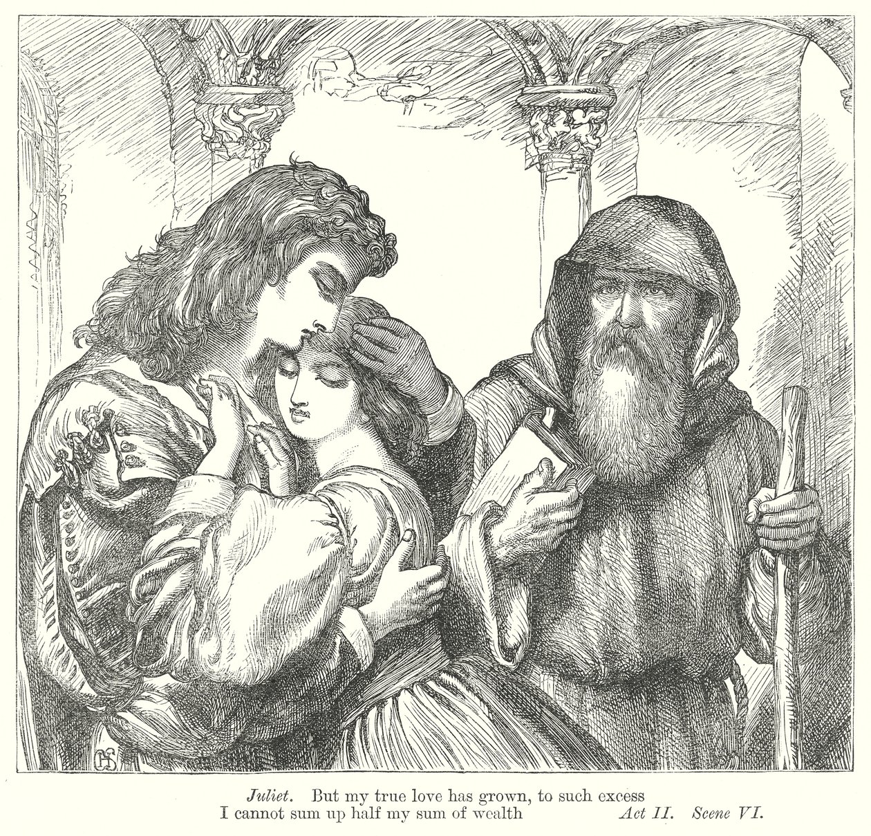 Romeo und Julia von Henry Courtney (after) Selous