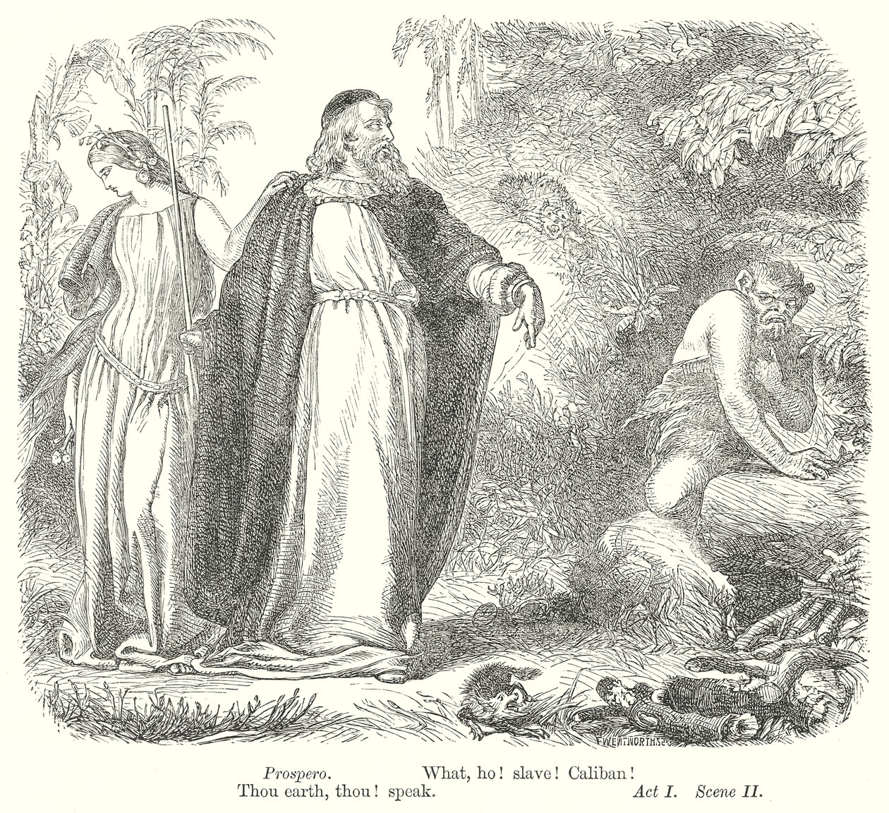 Der Sturm (Gravur) von Henry Courtney (after) Selous