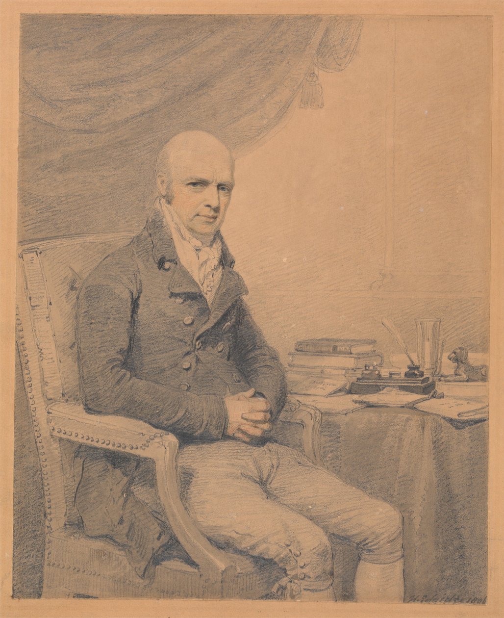 Porträt von Thomas Estcourt Esq. aus Estcourt von Henry Edridge