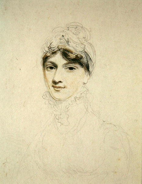 Porträt einer jungen Dame von Henry Edridge