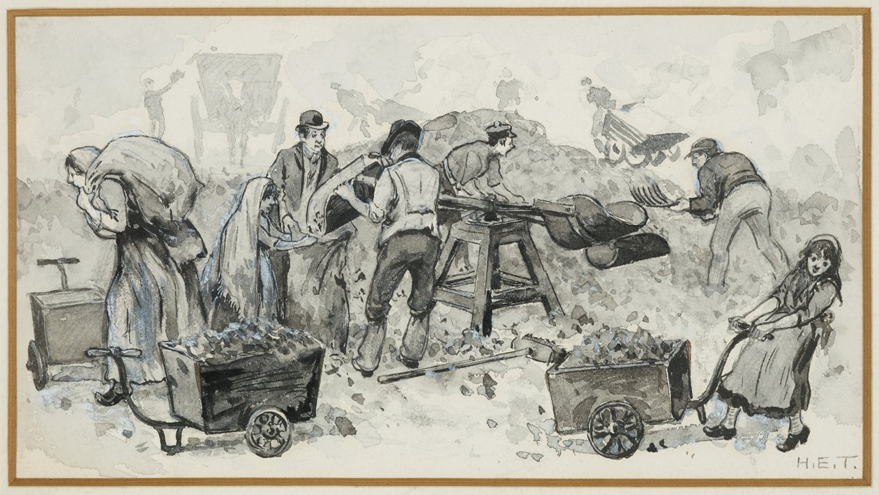 Koksverkauf bei den Gaswerken von Henry Edward Tidmarsh
