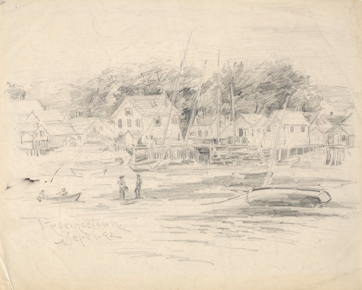 Blick auf Provincetown von Henry Farrer
